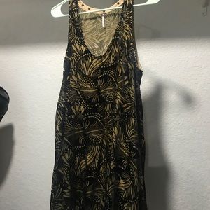 Free People Velvet Mini Dress